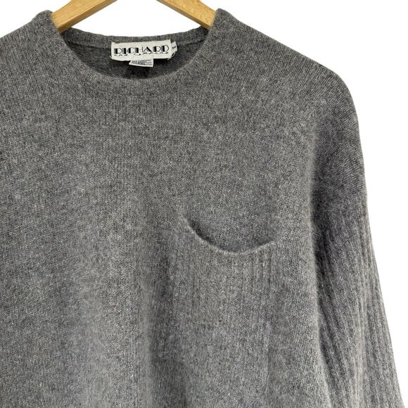 Vintage 80's 90's Women's Crew Neck Sweater Medium Lambs Wool Angora Minimal - Picture 5 of 11